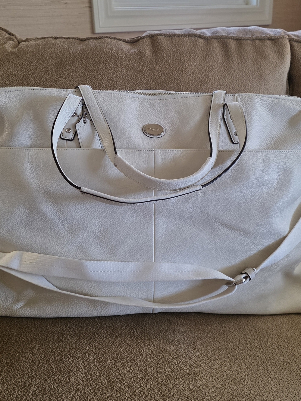 Coach Leather Travel Tote EUC